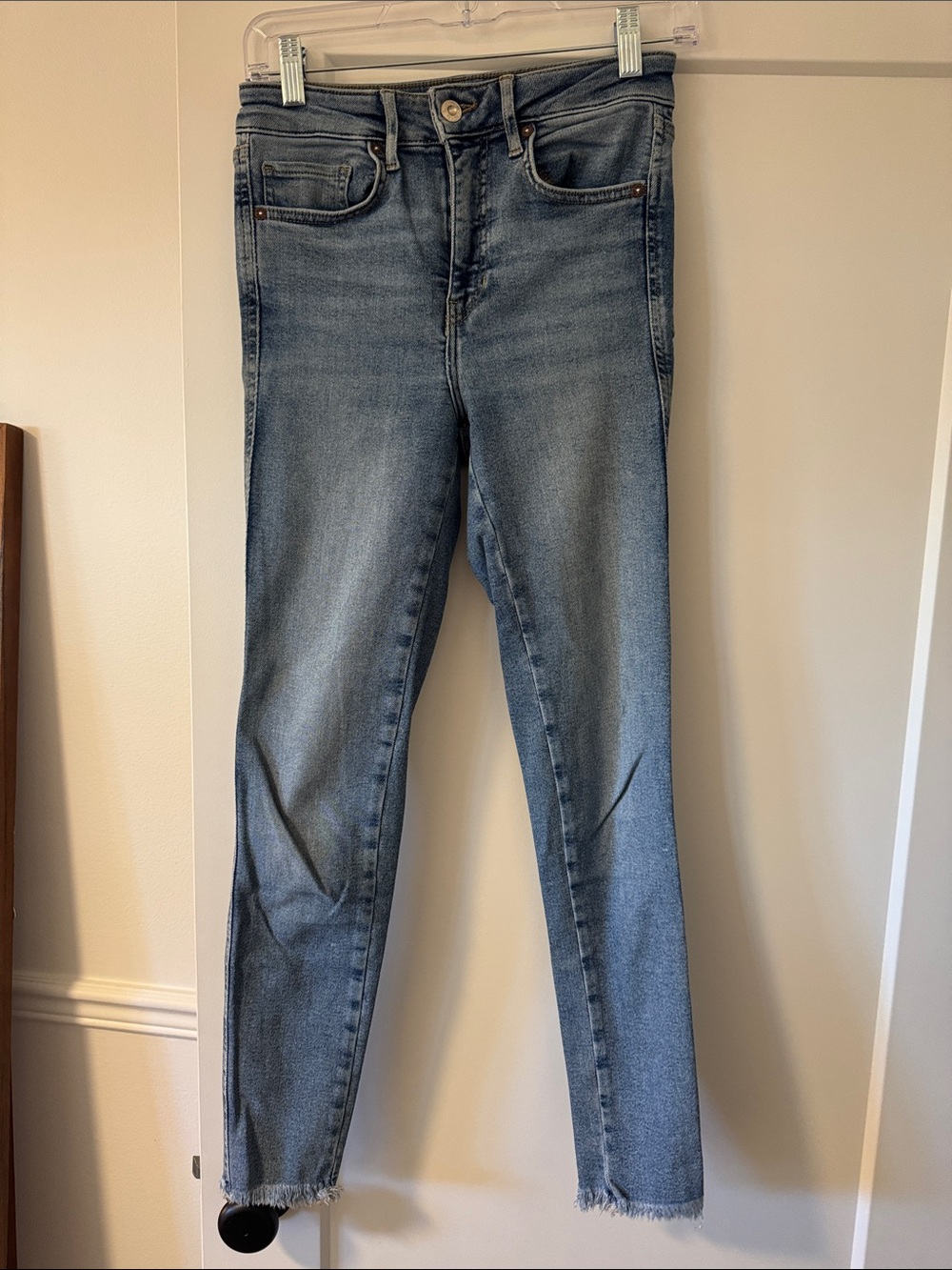 We The Free - Light Blue High-Rise Women’s Skinny Jeans